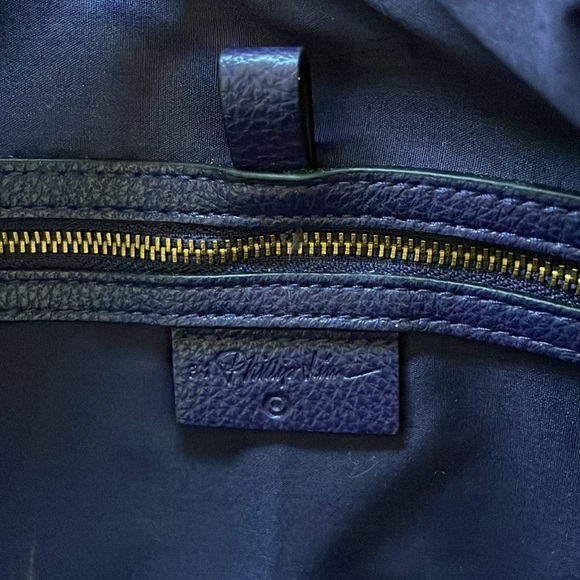 3.1 Phillip Lim for Target purple/navy purse with strap and handle! Never used. - Picture 3 of 3